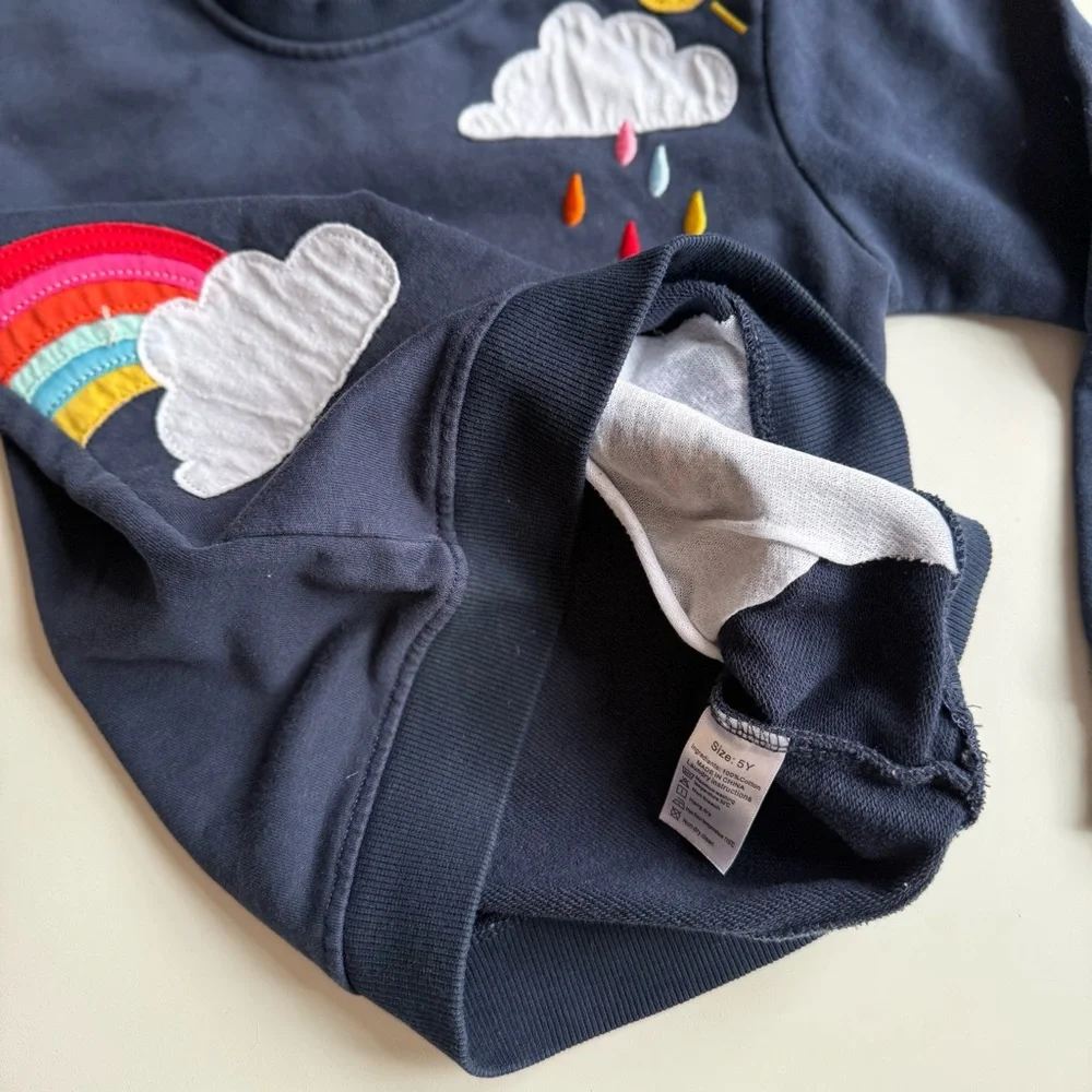 Kids Clothing Bundle with Sweatshirts, Pants and Dress 4Y-5Y Girl’s Boy’s